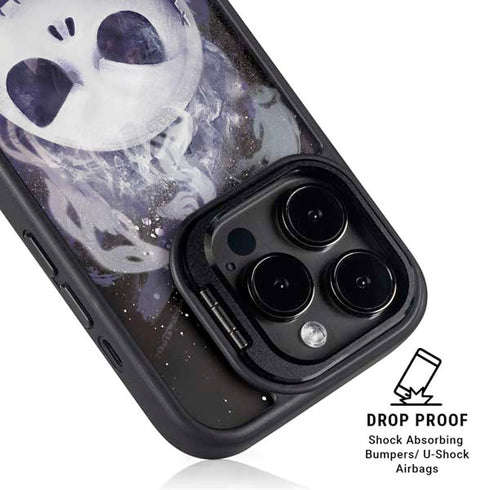 Disney The Nightmare Before Christmas Jack Skellington Face Art iPhone 15 Pro Max Kickstand Case